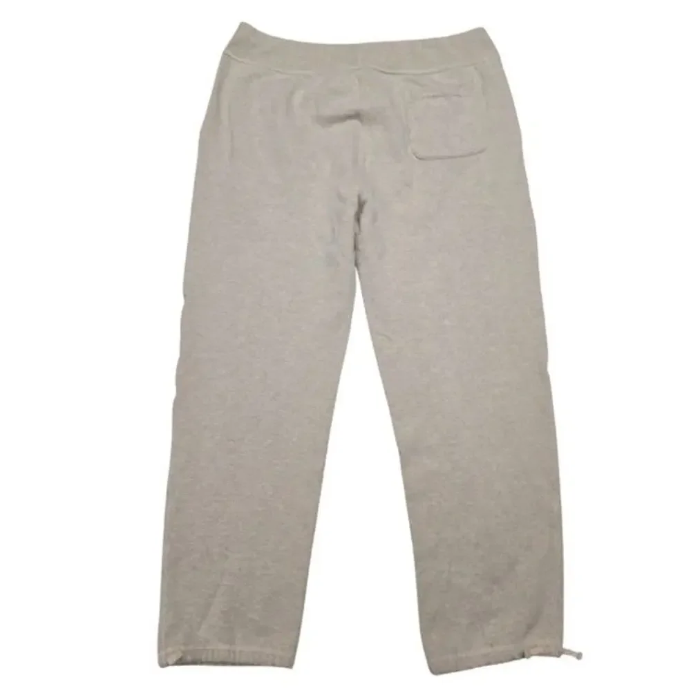 Polo Ralph Lauren Men XXL Fleece Sweatpants Oatmeal Heather Beige Drawstring Hem